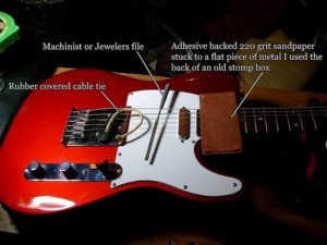 sharp fret repair