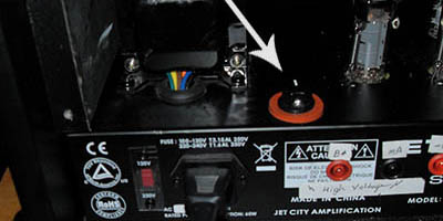 bias adjust knob placement